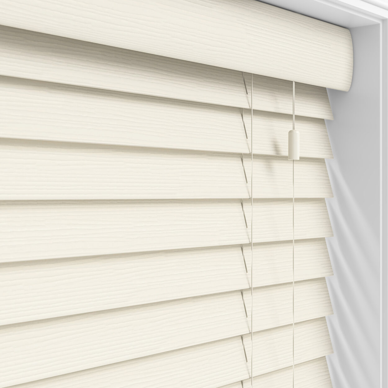 lifetime grain cream wood venetian blind 4