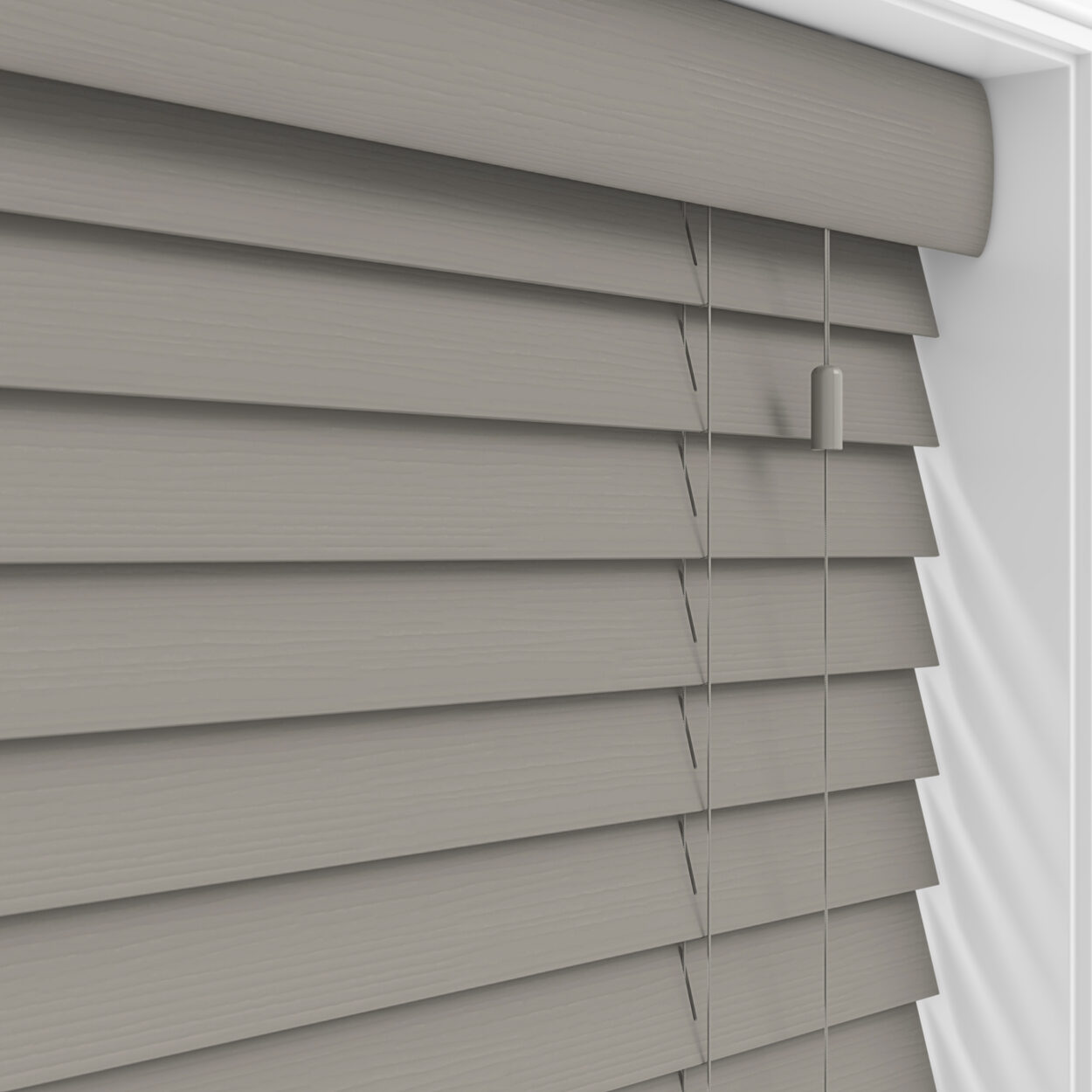 lifetime grain dark grey wood venetian blind 4