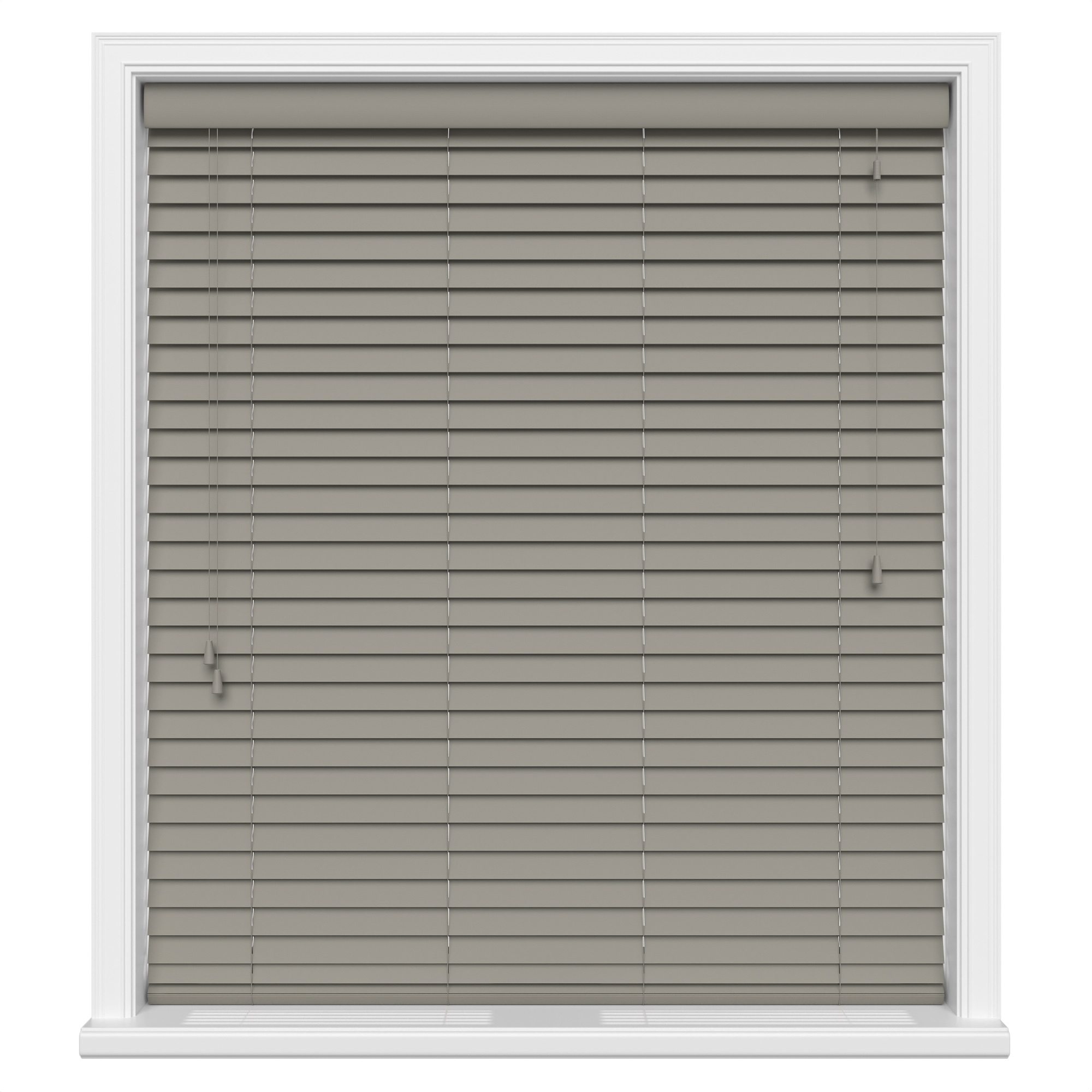 lifetime grain dark grey wood venetian blind