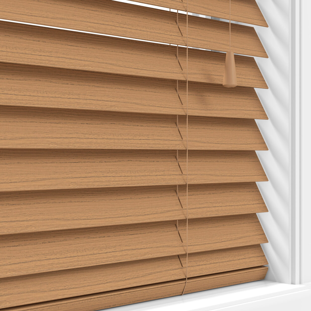 lifetime grain golden oak wood venetian blind 3