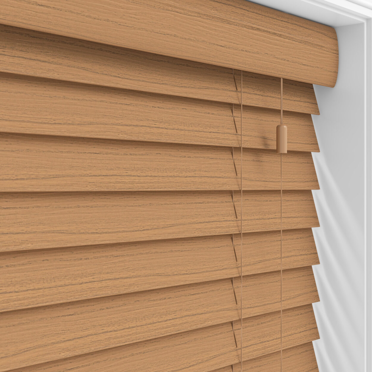 lifetime grain golden oak wood venetian blind 4