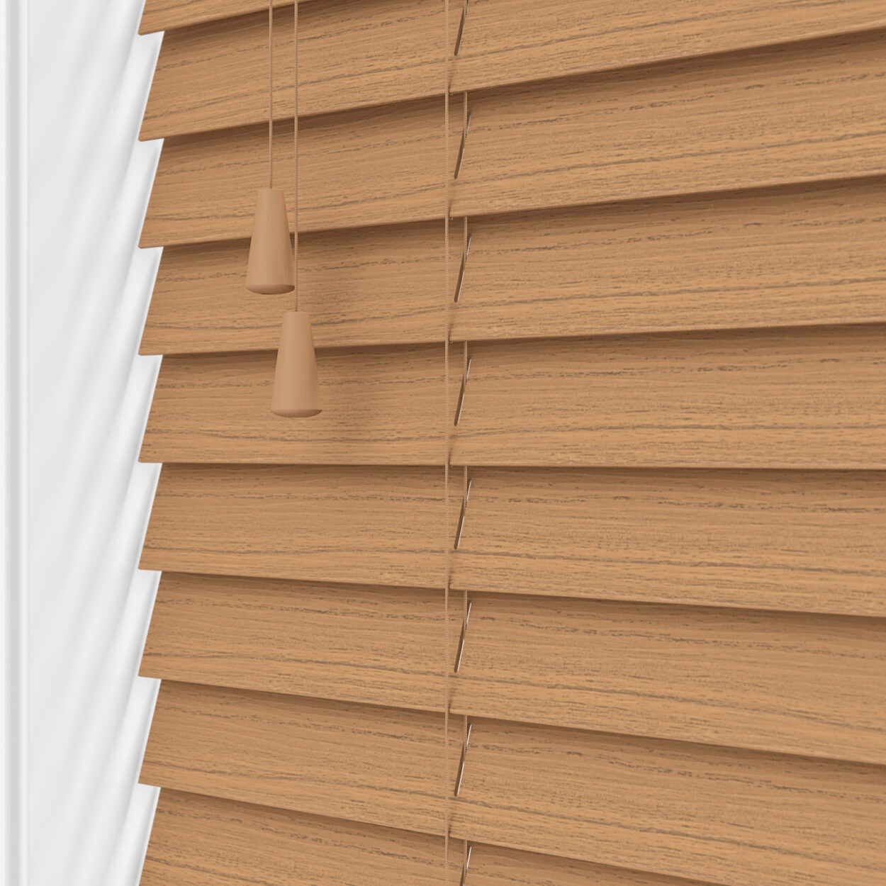 lifetime grain golden oak wood venetian blind 5