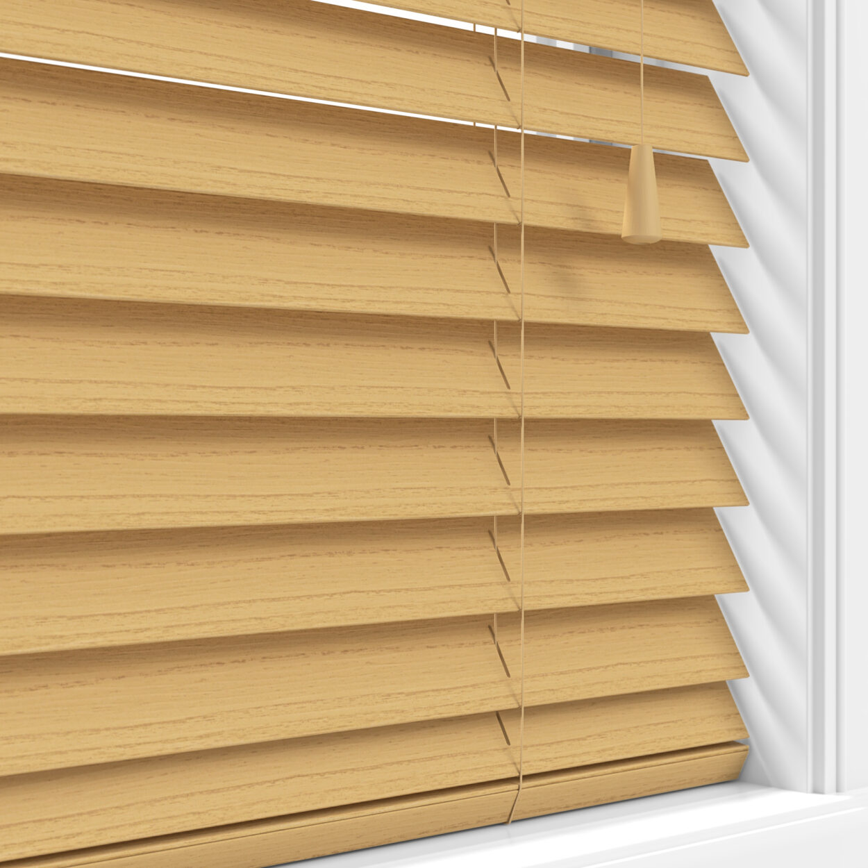 lifetime grain natural oak wood venetian blind 3