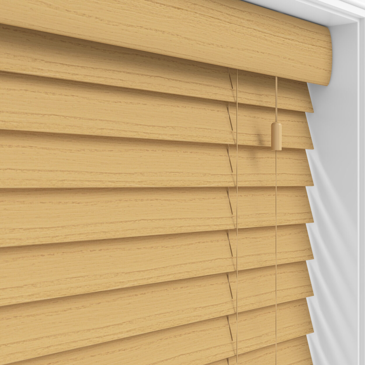 lifetime grain natural oak wood venetian blind 4