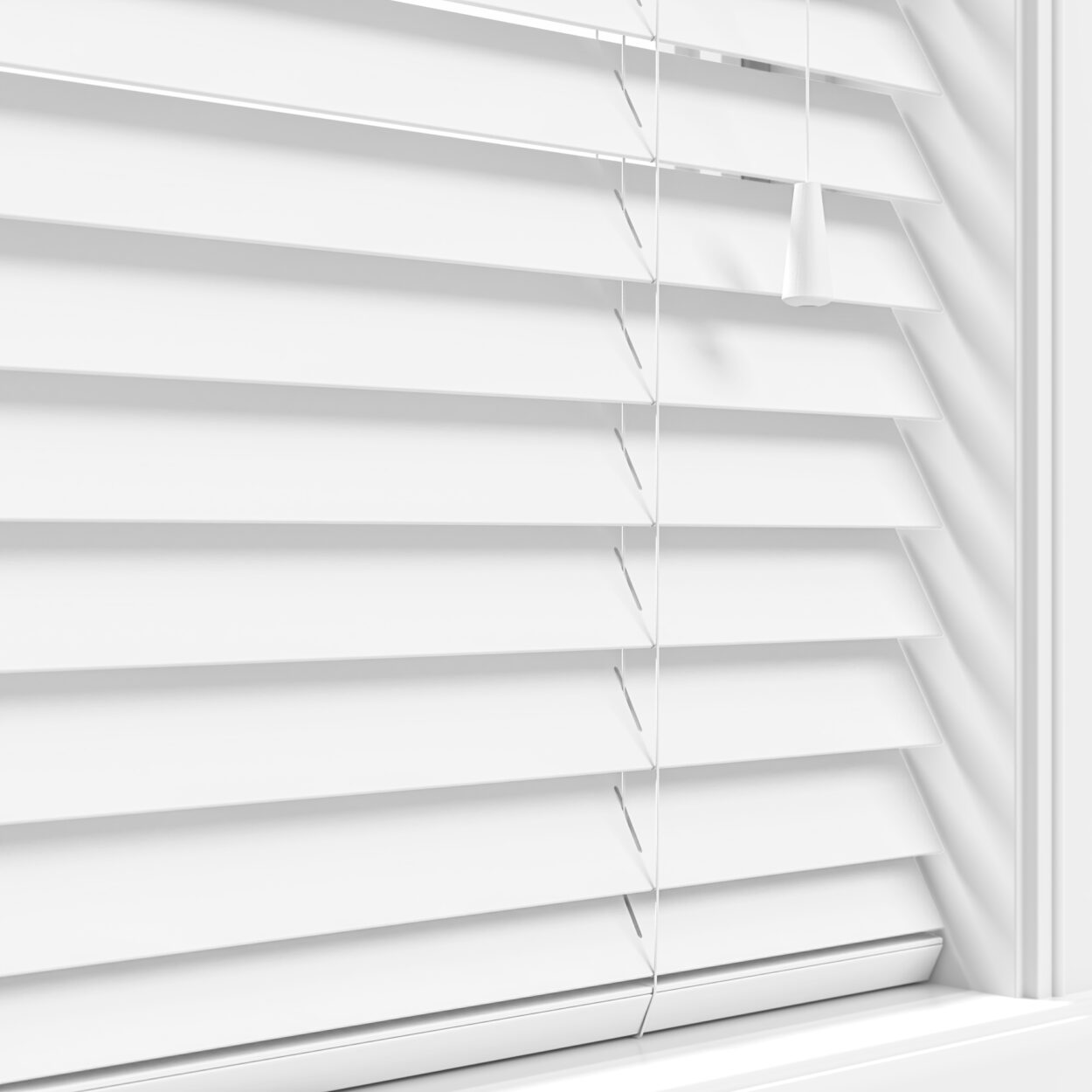 lifetime smooth brilliant white wood venetian blind 3