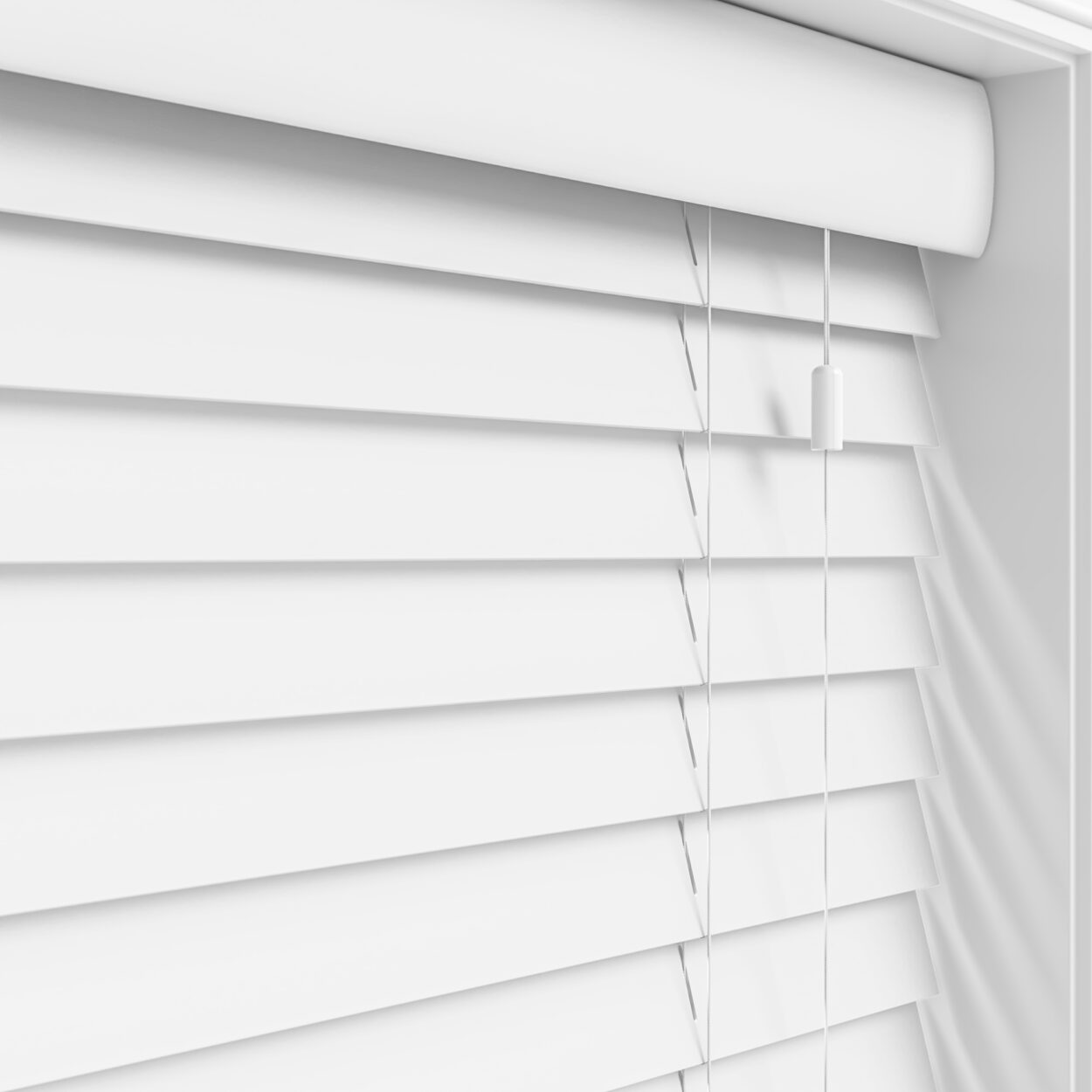 lifetime smooth brilliant white wood venetian blind 4