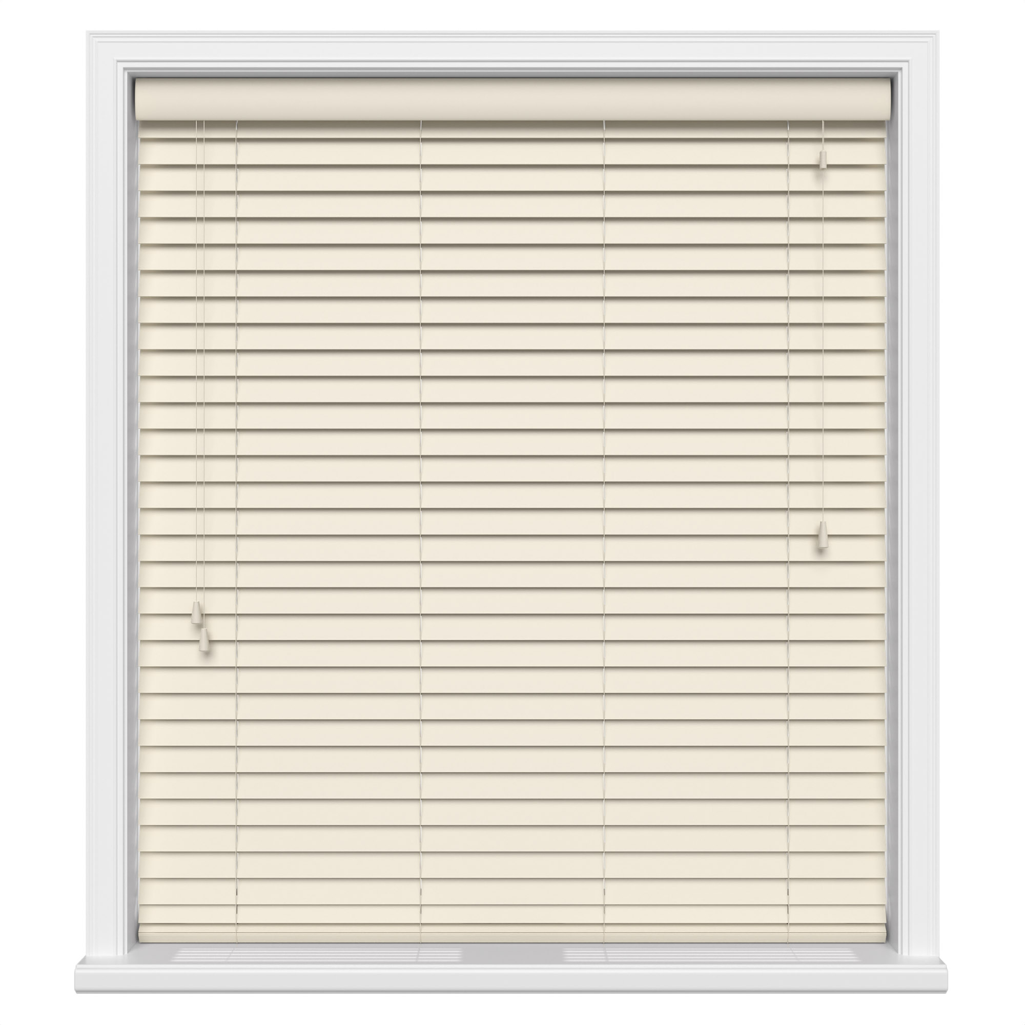 lifetime smooth cream wood venetian blind