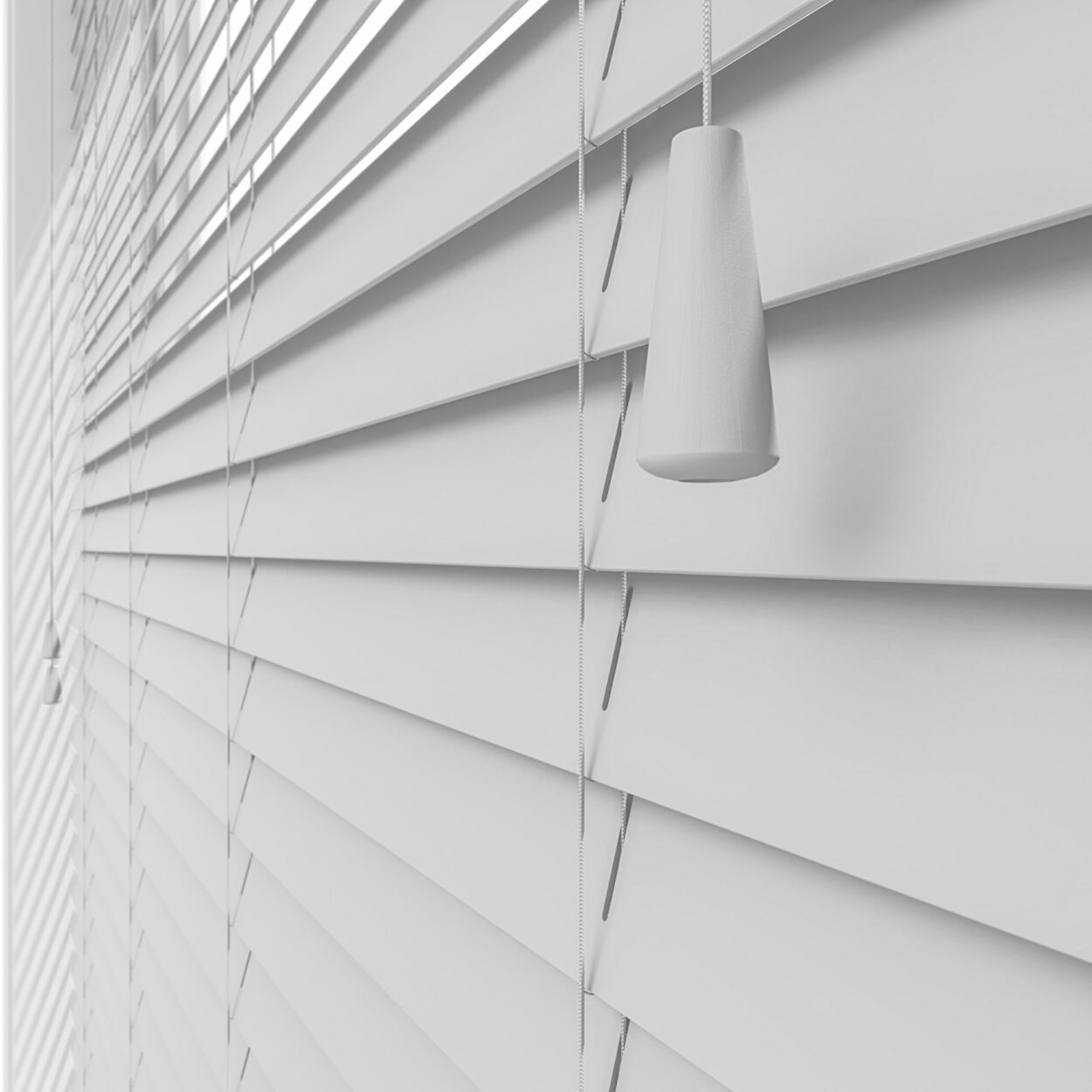 lifetime smooth light grey wood venetian blind 7